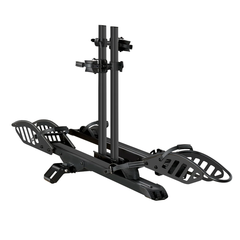 200LB Aluminum 2'' Hitch E-Bike Rack Anti-Wobble Fold Tilt for 5'' Fat Tire SUV Truck RV