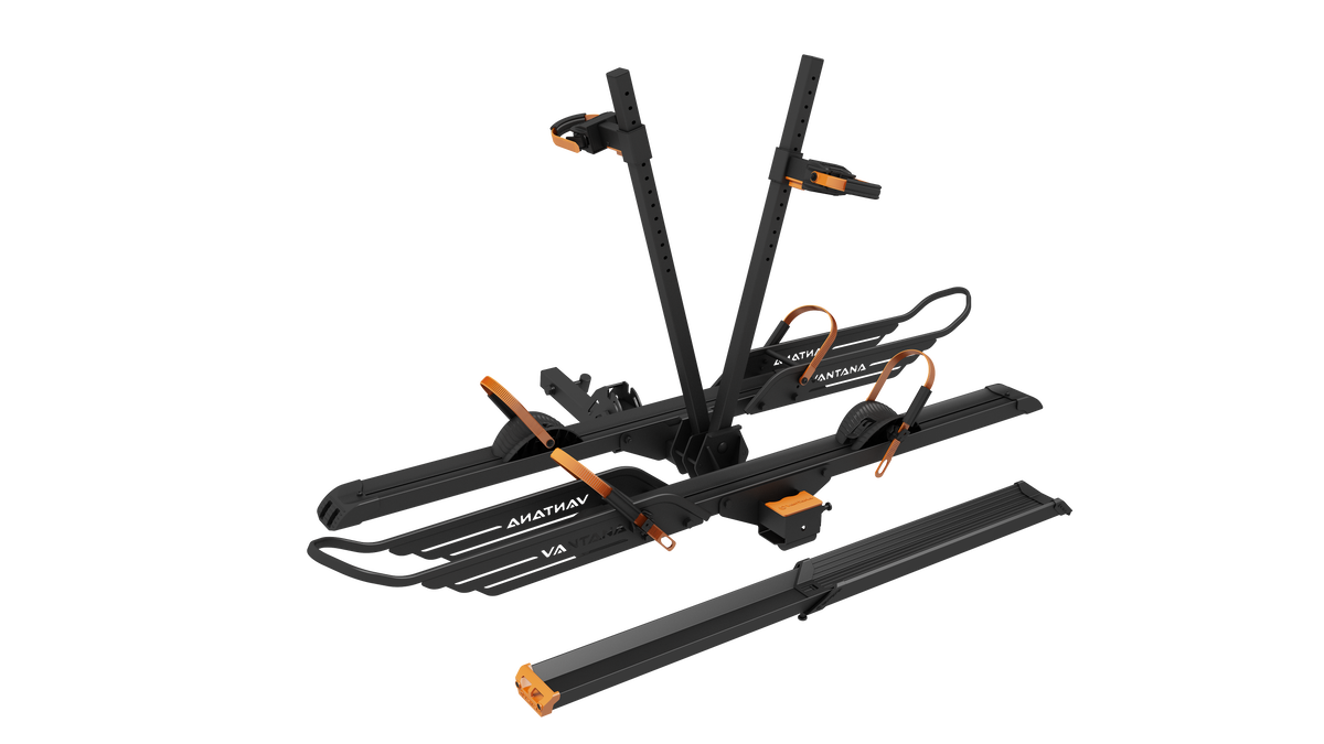 SOAREX PRO Hitch 2-Bike Rack with Telescoping Ramp