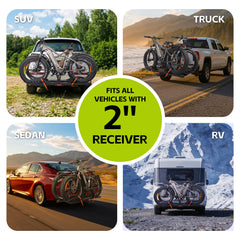 Flex Pro Hitch Bike Rack with Lock