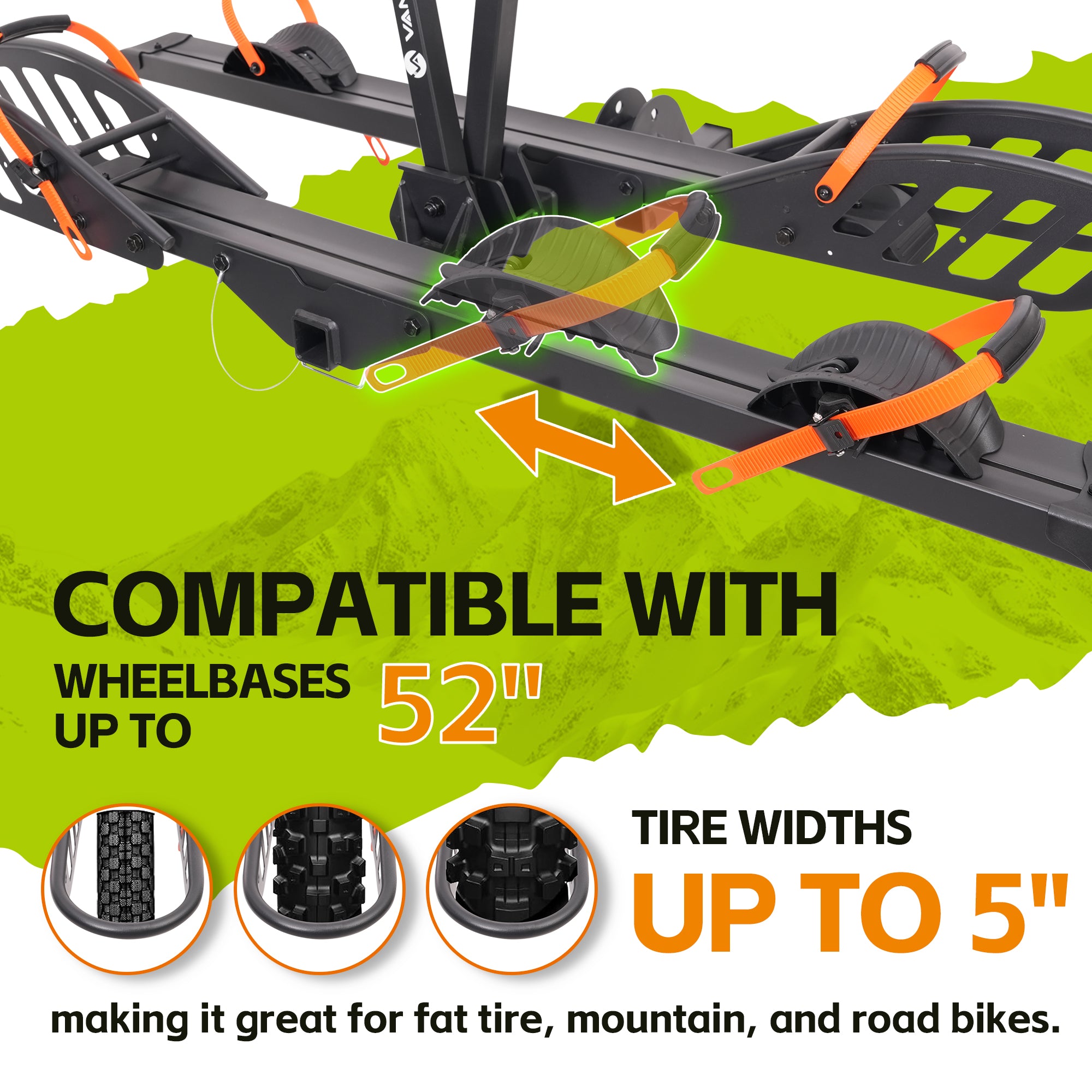 Flex Pro Hitch Bike Rack with Lock – Vantana