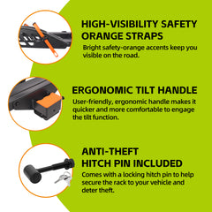 Flex Pro Hitch Bike Rack with Lock