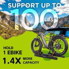 Flex Solo Hitch Bike Rack with Ramp